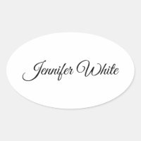 Calligraphie Elegant noir & blanc Rétro