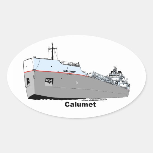 Sticker Ovale Calumet des Grands Lacs ex-Roesch (Devant)