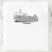Sticker Ovale Calumet des Grands Lacs ex-Roesch (Sac)