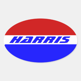 Sticker Ovale Campagne 2024 Président de l'élection VP KAMALA HA