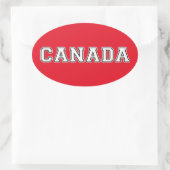 Sticker Ovale Canada (Sac)