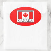 Sticker Ovale Canada (Sac)