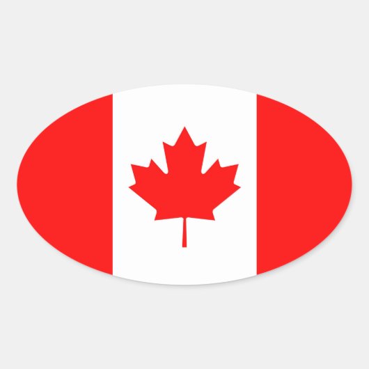 STICKER OVALE CANADA (Devant)