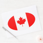 STICKER OVALE CANADA (Enveloppe)