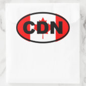 Sticker Ovale Canada CDN (Sac)