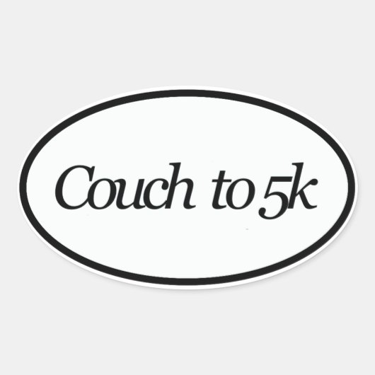 Sticker Ovale canapé 5k (Devant)