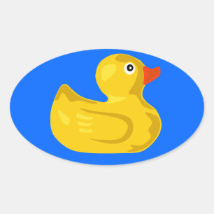 Sticker ovale canard