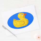 Sticker ovale canard (Enveloppe)