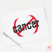 Sticker Ovale Cancer #1 (Enveloppe)