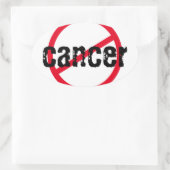 Sticker Ovale Cancer #1 (Sac)
