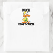 Sticker Ovale Cancer du canard (Sac)