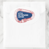 Sticker Ovale Canyon Little Cottonwood (Sac)