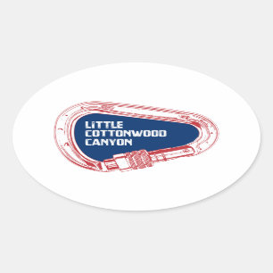 Sticker Ovale Canyon Little Cottonwood