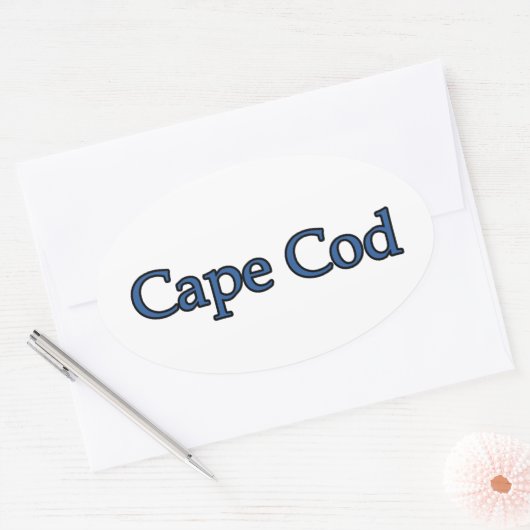 Sticker Ovale Cape Cod (Enveloppe)