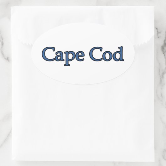 Sticker Ovale Cape Cod (Sac)