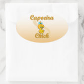 Sticker Ovale Capoeira Chick (Sac)