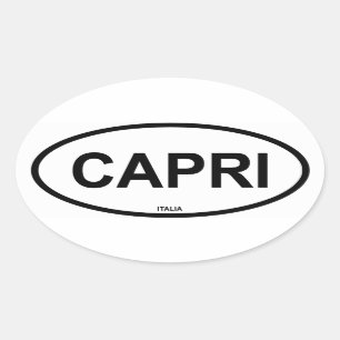 STICKER OVALE CAPRI