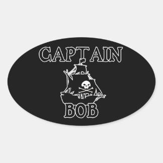 Sticker Ovale Capt Bob