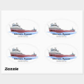 Sticker Ovale cargo des Grands Lacs Edward L. Ryerson LMC (Feuille)