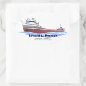 Sticker Ovale cargo des Grands Lacs Edward L. Ryerson LMC (Sac)