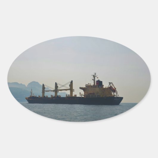 Sticker Ovale Cargo Ship Andermatt (Devant)
