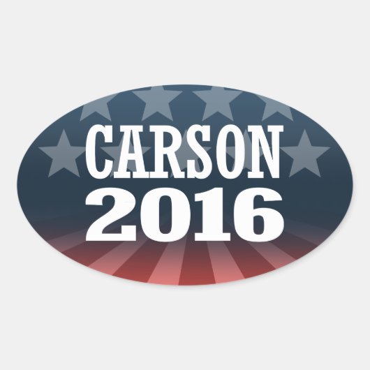 STICKER OVALE CARSON 2016 (Devant)