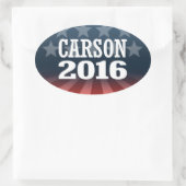 STICKER OVALE CARSON 2016 (Sac)
