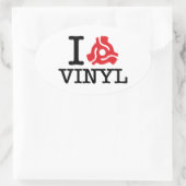 Sticker Ovale Carte I 45 Vinyl (Sac)