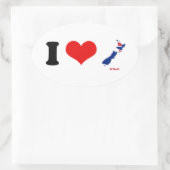 STICKER OVALE CARTE KIWI (Sac)