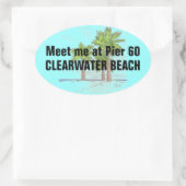 Sticker Ovale Cartes PIER 60 (4) (Sac)