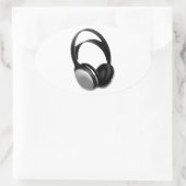 Sticker Ovale Casque Pop Art (Sac)