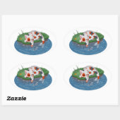 Sticker Ovale catfish (Feuille)