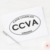 Sticker Ovale CCVA - Cap Charles Virginie (Enveloppe)