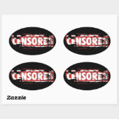 Sticker Ovale Censé (Feuille)