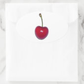 Sticker Ovale Cerise (Sac)