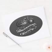 Sticker Ovale C'est le voyage (Enveloppe)