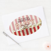 Sticker Ovale C'est ton approvisionnement personnalisé. (Enveloppe)