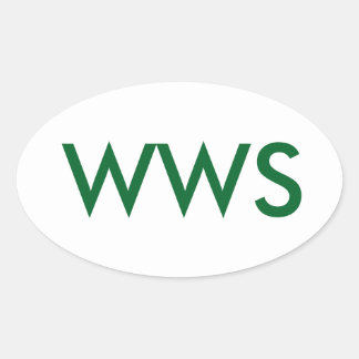 Sticker Ovale C'est WWS, ou (WA WA Segowea !)