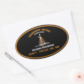 Sticker Ovale Champ d'huile de RIG (Enveloppe)