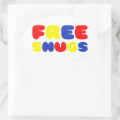 STICKER OVALE CHANSONS GRATUITES (Sac)