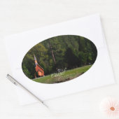 Sticker Ovale Chapelle de Yosemite (Enveloppe)