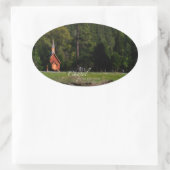 Sticker Ovale Chapelle de Yosemite (Sac)