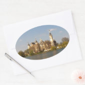 Sticker Ovale Château allemand Schwerin - Schloss - Märchenschlo (Enveloppe)