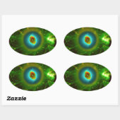 Sticker Ovale chats-eye-nebula-11167 brouillard planétaire, cons (Feuille)