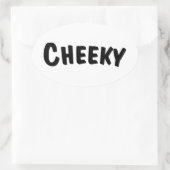 Sticker Ovale Cheeky (Sac)