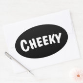 Sticker Ovale Cheeky (Enveloppe)