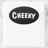 Sticker Ovale Cheeky (Sac)