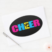 Sticker ovale CHEER (Enveloppe)