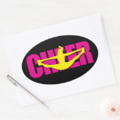 Sticker ovale CHEER (Enveloppe)