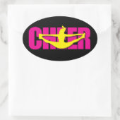 Sticker ovale CHEER (Sac)